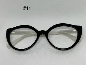 53-18-140 A.j. Morgan 69203 Optiques 2.25 Black Cat Eye Reading Glasses Stylish