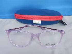 53-17-135 A Ropostale 841356093052 New Womens/tween Eyeglass Frame Aeropostale 2017 Lilac Luster Plastic