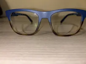0ax3050 A X Armani Exchange 053672866490 Blue/brown Mens Ax3050 8246 Square Eyeglass Frames Only