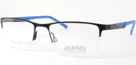 Ab3181u Ad Lib Charmant Bk Black Blue Unique Rare Eyeglasses Glasses 52-18-140mm