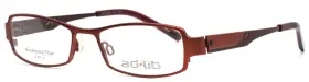 49-17-140 Ad.lib Ab3200 Charmant Re Red Womens Rectangle Eyeglasses B 26 A As Is
