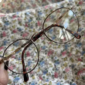 49-20-135 Adensco 0003 Jamie Full Rim Metal Reading Eyeglass Gold Frames Tortoise