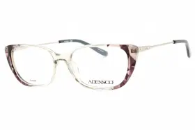 063m Adensco 827886423194 Ad 242 63m Eyeglasses Crystal Gray Frame 53mm