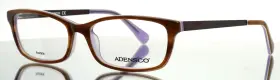 52-16-135 Adensco Ad213 0mmh Brown Purple Womens Rectangle Eyeglasses B 30