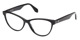 Adidas Or5084 001 Black Cat Eye Plastic Optical Eyeglasses Frame 54-14-145 Or Rx