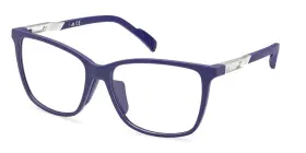 58-16-135 Adidas Sp5019 091 Matte Blue Plastic Optical Eyeglasses Frame 58-16-135 Adidas Sp5019 091 Matte Blue Plastic Optical Eyeglasses Frame