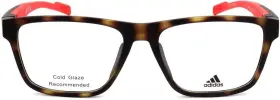 Adidas Sp5027 052 Matte Tortoise/red Plastic Optical Eyeglasses Frame 54-16-135