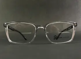 55-17-148 Adin Thomas At-514 Eyeglasses Frames C2 Clear Black Rectangle Full Rim