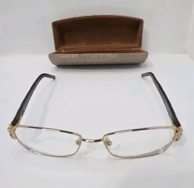 Av1010blk Adrienne Vittadini Eyeglasses With Case 53-17
