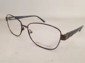 Av1270 Adrienne Vittadini Eyeglasses Frame Gunmetal 55mm Women Italy