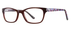 Av518s.52-17-140 Adrienne Vittadini Womens Brown Eyeglass Frames #av518s Size 52-17-140 00