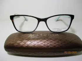 50-16-130 Adrienne Vittadini Av552s New Studio Frames Tort Mint With Case