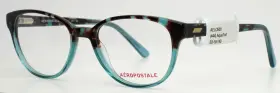 52-18-140 Aeropostale Aelo500 444 Aqua Tortoise Womens Eyeglasses B 41