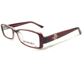 49-17-135 Affordable Designs 812539033257 Eyeglasses Frames Monica Burgundy Red Rectangular