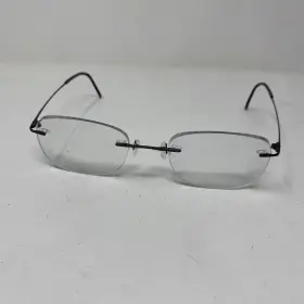 53-21-140 Airlock Pure With Seven Sixty 201 032 Black Rimless Eyeglasses L175