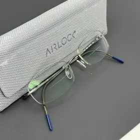 Airlock 886895215954 Marchon Eyeglasses Wisdom Chassis 046 Satin Silver Bridge 18