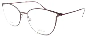 51-17-140 Airlock P-5004 Pure 601 Womens Eyeglasses Frame Titanium Rose