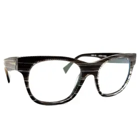 03025 Alain Mikli A B0d9 Matte Black Grey Brown Authentic Eyeglasses Frame 51-18