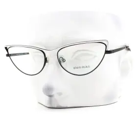 A02038 Alain Mikli Devore Eyeglasses 005 Glasses Matte White Black 54mm No Case