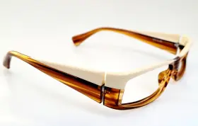Alain Mikli A0223-16 Paris Ao412-08 Cream Tortoise Eyeglasses Frame Only France 366