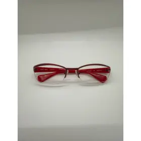 A0305-06 Alain Mikli Titane Red Eyeglasses Frames Hand Made In France Titanium