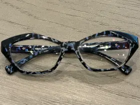 A03094 Alain Mikli Monette Eyeglasses 005 Glasses Blue Black White