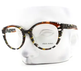A03129 Alain Mikli Elinetta Glasses 006 Mosaique Brown Havana 52mm No Case