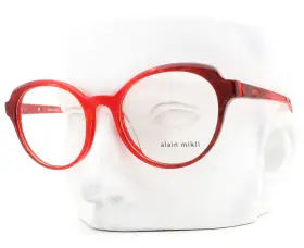 A03133 Alain Mikli Marietta Eyeglasses Glasses 004 Rouge Red 52mm No Case