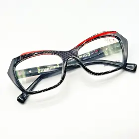 Alain Mikli A03138 Alisanne 001 Eyeglasses Women Crystal Black Frame 54-17-140