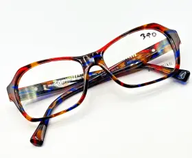 55-16-145 Alain Mikli A03139 Dupre 001 Eyeglass Women Havana Blue Tortoise Demo