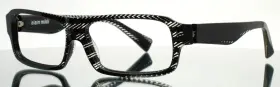 59-14-140 Alain Mikli Al1027 0001 Black Crystal Womens Rectangle Eyeglasses