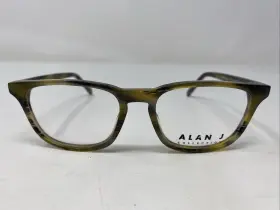 53-18-145 Alan J Aj-144 Usa C3 Tortoise Horn Full Rim Eyeglasses Frame Z437
