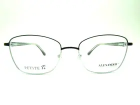 Alexander 973273160718 Kennedy Black 50 X 16 135 Mm Titanium Eyeglass Frame And Case