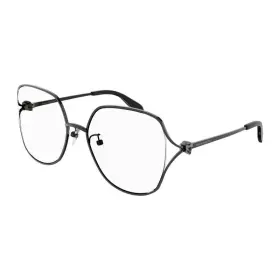 Am0368o Alexander Mcqueen New Eyeglasses 001 Women Black Eyewear