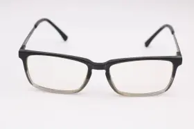 Altair A4048 004 Black Rectangle Eyeglasses Frames 55-17-145
