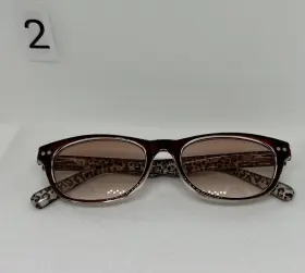 Am825 Amcedar Sunglasses Leopard Brown Gradient 2.00 Readers