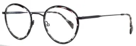 47-21-145 Andy Wolf 4761 Col.06 Navy Tortoise Womens Round Eyeglasses B 43