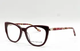 At336 Ann Taylor New C02 Burgundy Rose Authentic Eyeglasses 52-16