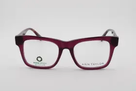 50-18-135 Ann Taylor At352 New C03 Pine-plum Tortoise Eyeglasses Frames Women