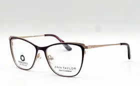 Ann Taylor Atp711 New C02 Purple Brown Authentic Eyeglasses 48-14