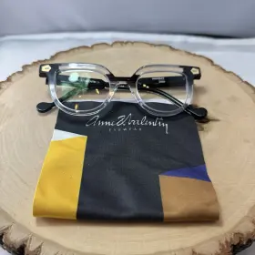 Anne Et Valentin 21c03 Transmit Clear With Black Accent Eyeglass Frames