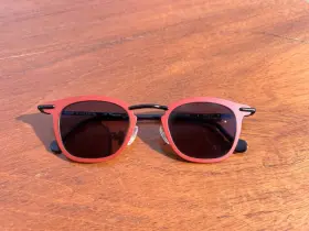 Bc74 Anne Et Valentin And Helium Titanium Eyeglasses Made In Japan - Red
