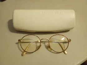 Ak27 Anne Klein Eyeglasses Frame Vintage Gold Tortoise Italy Ak 27 Col 012 48 20 140