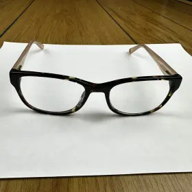 50-17-130 Anne Klein Ak5032 Eyeglasses Frames Ak0417 600 Burgundy Tortoise Square