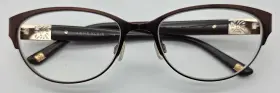 Ak5044 Anne Klein Mocha Eyeglasses Frames Only 135 Metal Cateye - Quick Shipping