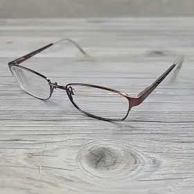 49-17-135 Anne Klein Ak5048 Eyeglasses Ak 5048 208 Mocha Frames Only Metal Full Rim