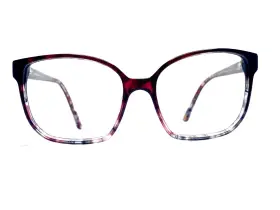 Ak7061 Anne Klein Purple Tortoise Oversize Cat Eye Glasses 603 Merlot 55 16 135