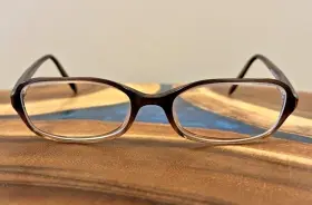 49-17-135 Anne Klein Ak8028 125 Eyeglasses Frames Brown Rectangular Full Rim