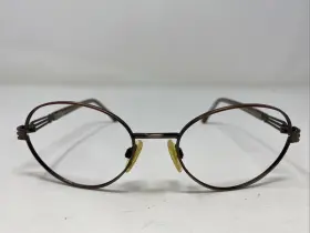 55-19-135 Anne Klein K1029 Italy Ak 2002 Brown Full Rim Eyeglasses Frame 953