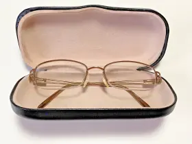 Ar16305 Aristar By Charmant Half-rim Designer Gold-tone Rx Eyeglass Frames